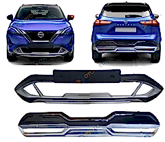 Nissan Qashqai Uyumlu 2021 Sonrası Ön Arka Tampon Koruma Difüzör Parça