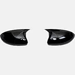 Renault Captur Uyumlu 2013 Sonrası Batman Yarasa Ayna Kapağı (Piano Black)