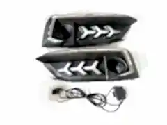 Honda Civic Uyumlu Fc5 2019+ Ön Sis Ledi Makyajlı Kasa Ağaç Model Hareketli