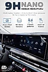 S-Dizayn Fiat 500L Cross Plus 7 İnç 9H Nano Multimedya Ekran Koruyucu (PARLAK) 2018-2022 A+ Kalite