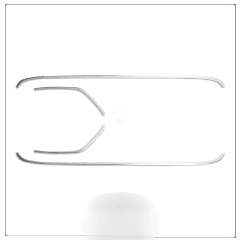 Ford Transit Uyumlu Ön Panjur Çerçevesi -2019 Paslanmaz Çelik Parça