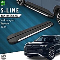 S-Dizayn Volkswagen Tayron 2 S-Line Aluminyum Yan Basamak 193 Cm 2024 Üzeri A+ Kalite