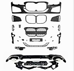 Bmw 3 Uyumlu Serisi G20 İçin G22 Dönüşüm Body Kit (Piano Black Çerçeveli)