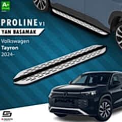 S-Dizayn Volkswagen Tayron 2 OEM Still Pro V1 Aluminyum Yan Basamak 193 Cm 2024 Üzeri A+ Kalite
