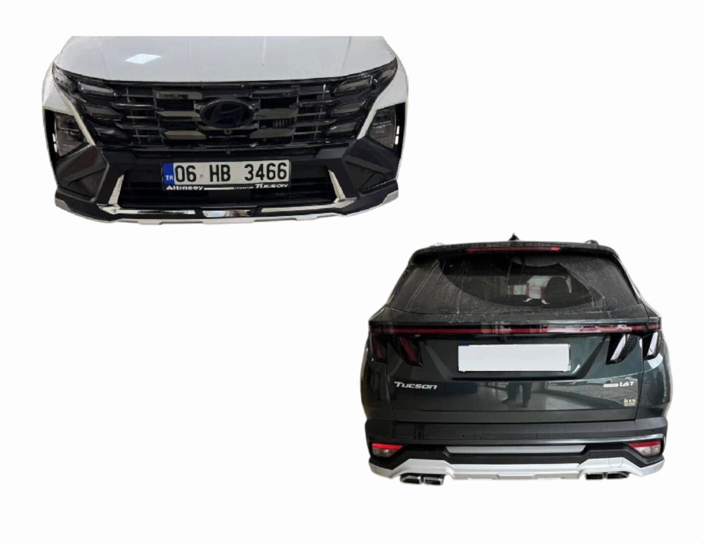 Hyundai TUCSON ÖN ARKA KORUMA DİFÜZÖR 2025 2026 2027
