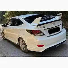 Hyundai Accent Uyumlu Blue Arka Ek (Plastik)