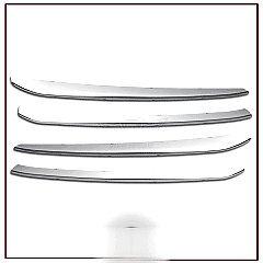 Opel Grandland Uyumlu X Ön Panjur -2016 Paslanmaz Çelik Parça