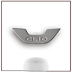 Renault Clio Uyumlu 4 Krom Amblem Çerçevesi 2012-2016 Hatchback Paslanmaz Çelik Parça