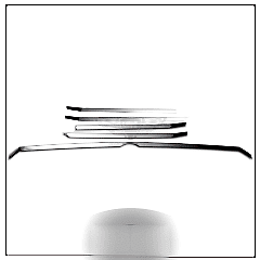 Volkswagen Crafter Uyumlu Ön Panjur 2010-2018 Paslanmaz Çelik Parça