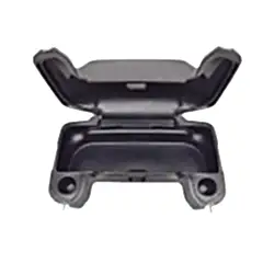 Atv Çantası Uyumlu Arka Standart 110 Litre, Mat Siyah ,Kilitli Pe