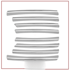 Volkswagen Passat Uyumlu B3 Ön Panjur 2000-2005 Paslanmaz Çelik Parça