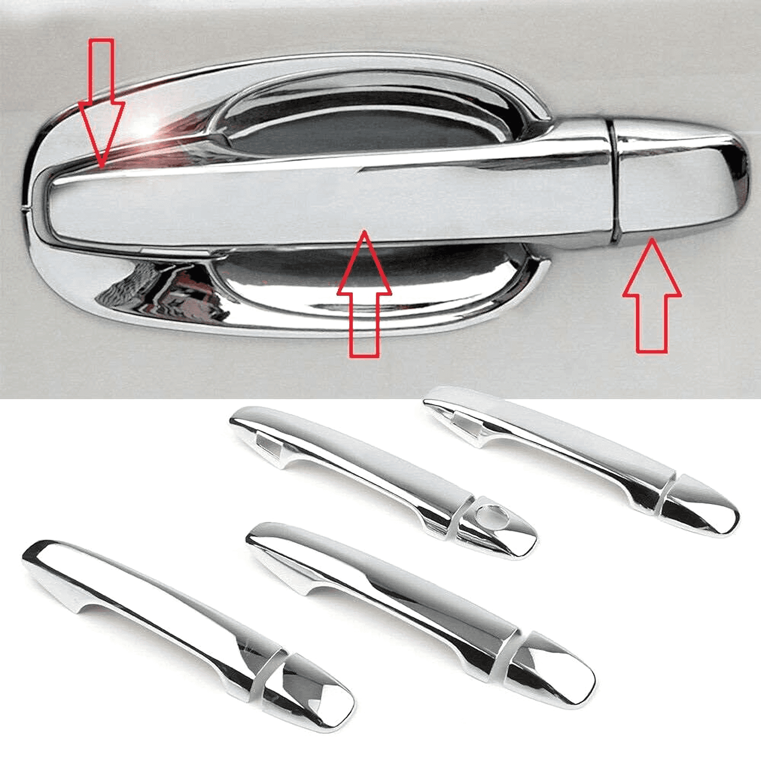 Subaru Forester Uyumlu 2013 2018 Kapı Kolu ABS Krom Parça