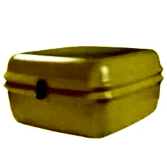 Motosiklet Servis Uyumlu Çantası Midi Box Sarı 110 Litre, Kilitli, Kaldıraç Pe