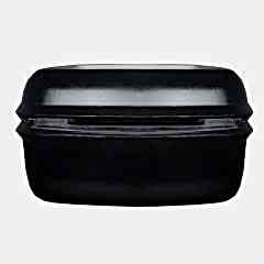 Motosiklet Servis Uyumlu Çantası Midi Box Siyah 110 Litre, Kilitli, Kaldıraç Pe