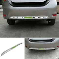 Toyota Corolla Uyumlu 2013 2018 Arka Tampon Koruma Krom Parça