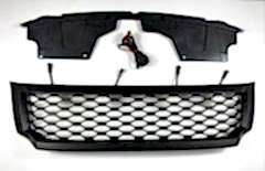 Nissan Navara Uyumlu Np300 (2015-2020) Ledli Petek Panjur- Siyah