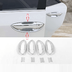 Toyota Corolla Uyumlu 2013 2018 Dış Kapı Kolu İç Kaplama ABS Krom Parça