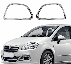 Fiat Linea Uyumlu Sis Farı Çerçevesi -2012 Paslanmaz Çelik Parça