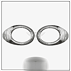 Ford Connect Uyumlu Sis Farı Çerçevesi 2009-2014 ABS Krom Parça