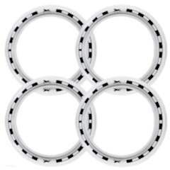 Chevrolet Uyumlu 13 Jant At Desenli Lastik Yanağı Beyaz Renk 1 Takım 4 Adet
