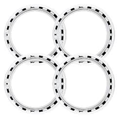 Dacia Uyumlu 13 Jant At Desenli Lastik Yanağı Beyaz Renk 1 Takım 4 Adet