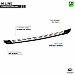 Volkswagen Caddy Uyumlu 4 M-Line Gri Arka Koruma 2020 Üzeri