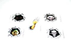 Renkli Figürlü Çıkartma / Yacı37