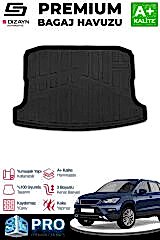 S-Dizayn Seat Ateca 3D Pro Bagaj Havuzu 2016 Üzeri A+ Kalite