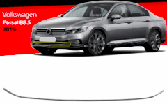 Volkswagen Passat Uyumlu B8,5 Sis Farı Orta Çitası -2019 Paslanmaz Çelik Parça