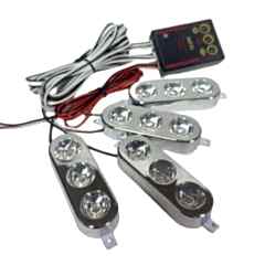 Çakar lamba 3x4 led kırmızı-kırmızı 12-24v / LAPA535-3