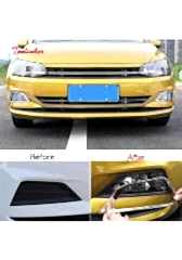 Volkswagen Polo Uyumlu Sis Farı Çerçevesi -2017 Paslanmaz Çelik Parça