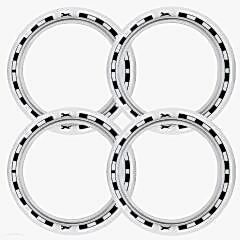 Mazda Uyumlu 14 Jant At Desenli Lastik Yanağı Beyaz Renk 1 Takım 4 Adet