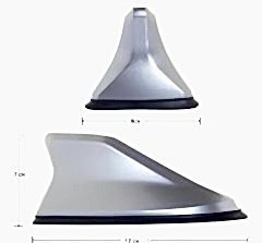 Mercedes Glk Serisi Uyumlu Köpek Balığı Balık Sırtı Shark Anten Gri