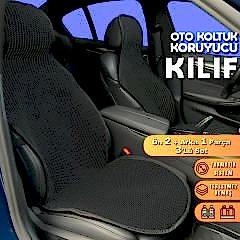 Geely Familia Uyumlu Koltuk Kılıfı Minder Siyah 2+1 Ön Arka Set