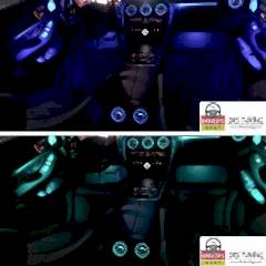 Mercedes C Uyumlu Serisi W205 64 Renk Ledli Hava Izgara