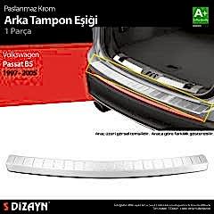 sat B5 Sw Krom Arka Tampon Eşiği 1997-2005