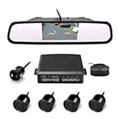 4.3 inç aynaya geçmeli geri görüş kamerası park sensörlü / GUPR27