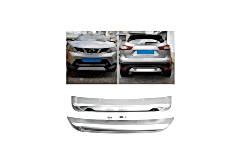 S-Dizayn Nissan Qashqai 2 Ön ve Arka Tampon Koruma Difüzör Seti 2016-2021 A+ Kalite