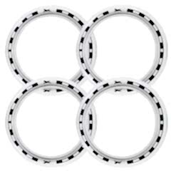 Chevrolet Uyumlu 15 Jant At Desenli Lastik Yanağı Beyaz Renk 1 Takım 4 Adet