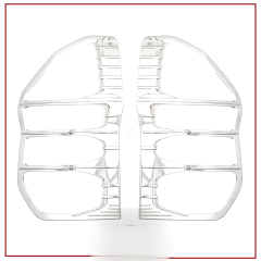 Ford Courier Uyumlu Stop Çerçevesi -2014 ABS Krom Parça