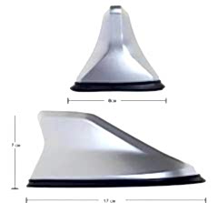 Nissan Juke Uyumlu Köpek Balığı Balık Sırtı Shark Anten Gri