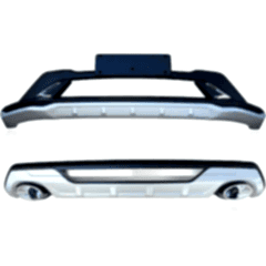 S-Dizayn Kia Sportage Ön ve Arka Tampon Koruma Difüzör Seti 2016-2019 A+ Kalite