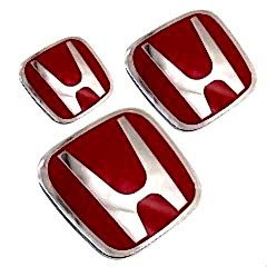 Honda Civic Uyumlu Fb7 Logo Set Kırmızı