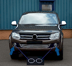 Volkswagen Amarok Uyumlu 2010 Sonrası Sis Lambası Kaplama Krom Parça