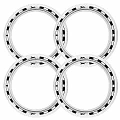 Mazda Uyumlu 15 Jant At Desenli Lastik Yanağı Beyaz Renk 1 Takım 4 Adet