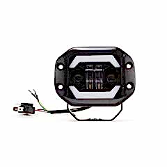 Gündüz ledli Uyumlu offroad sis lambası beyaz amber / LASS349 Parça