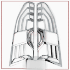 Peugeot Rifter Uyumlu Stop Çerçevesi -2019 ABS Krom Parça