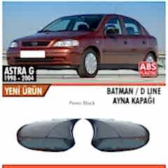 Opel Astra Uyumlu G Batman Ayna Kapağı Piano Black / 1998-2004 Parça