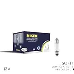 Niken 12V Sofit Ampul 28X8 (C3W) Sv7-8 10 LU