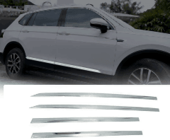 Volkswagen Tiguan Uyumlu 2008 2015 Yan Kapı Çıtası Krom Parça